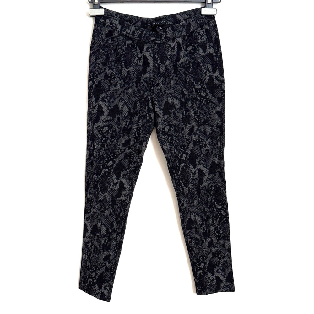 Anthropologie Sanctuary Charcoal Snakeskin Leggings EUC Small
